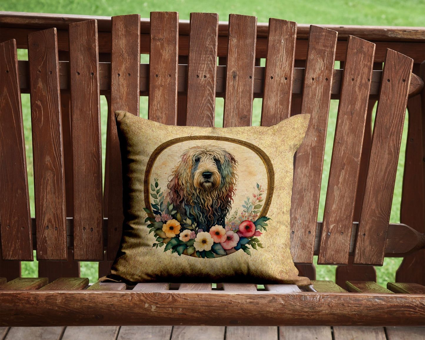 Floral Komondor Bliss Pillow