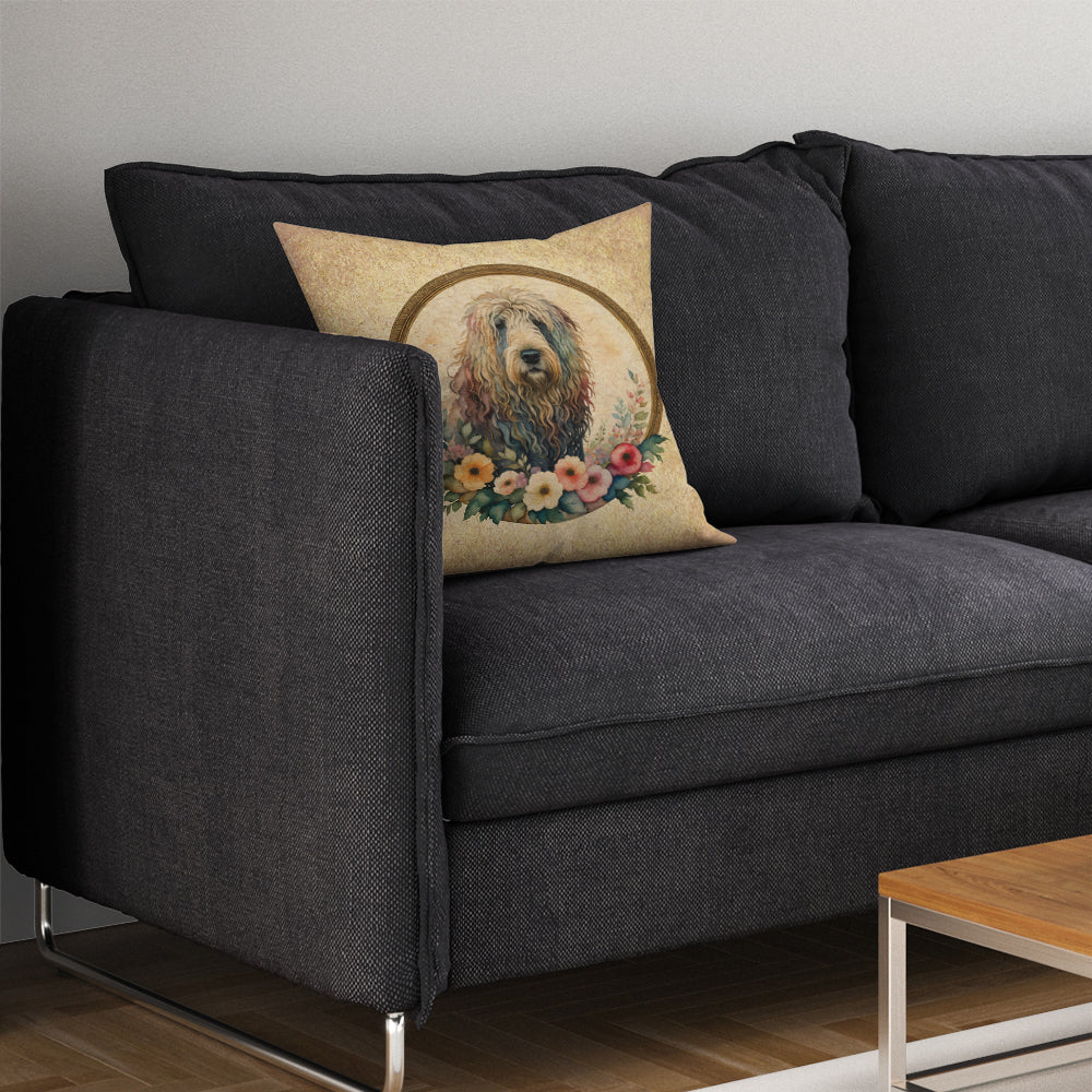 Floral Komondor Bliss Pillow