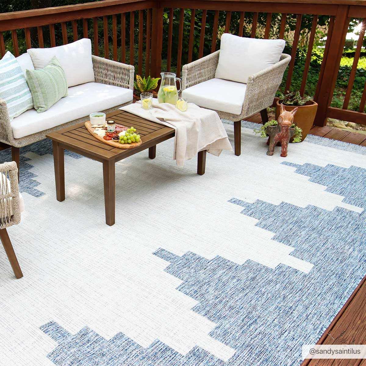 Blue Oasis Rug