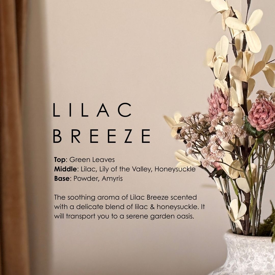 Lilac Breeze Garden Candle - Spring Floral Serenity
