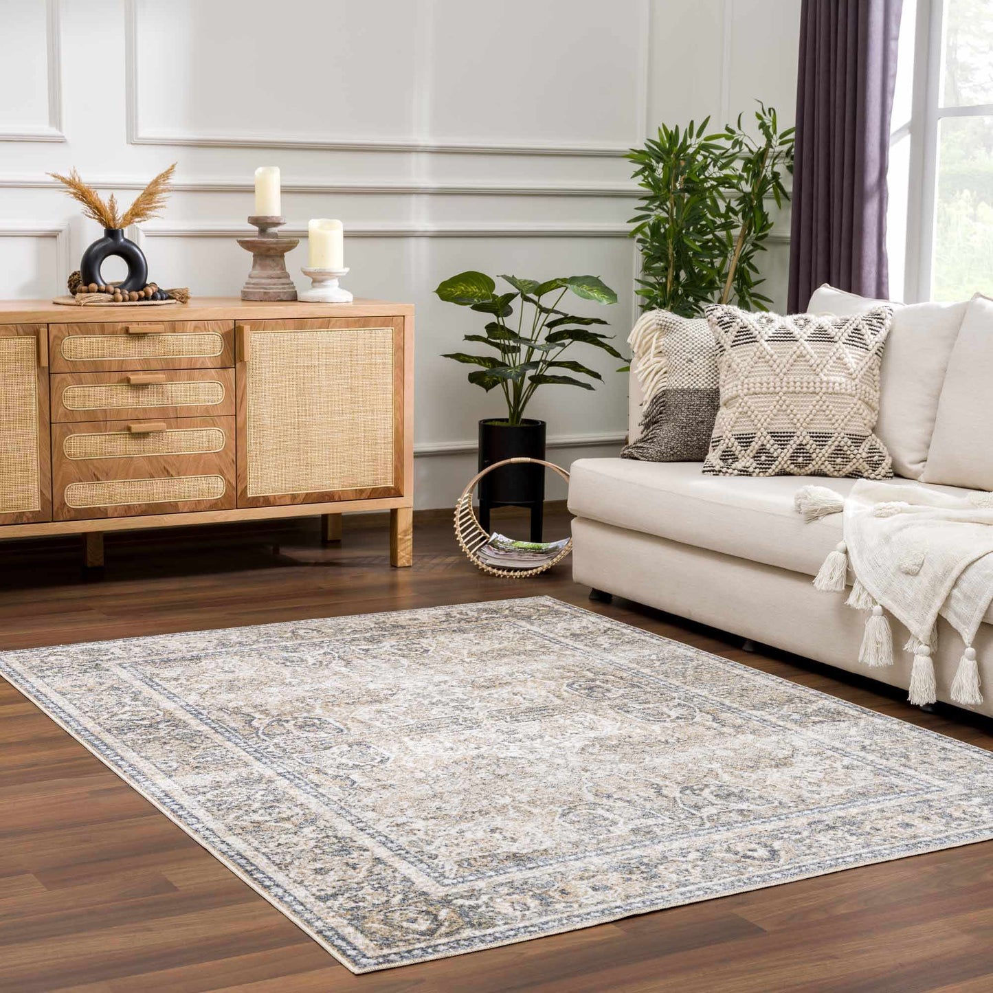 Arias Luxe Washable Area Rug