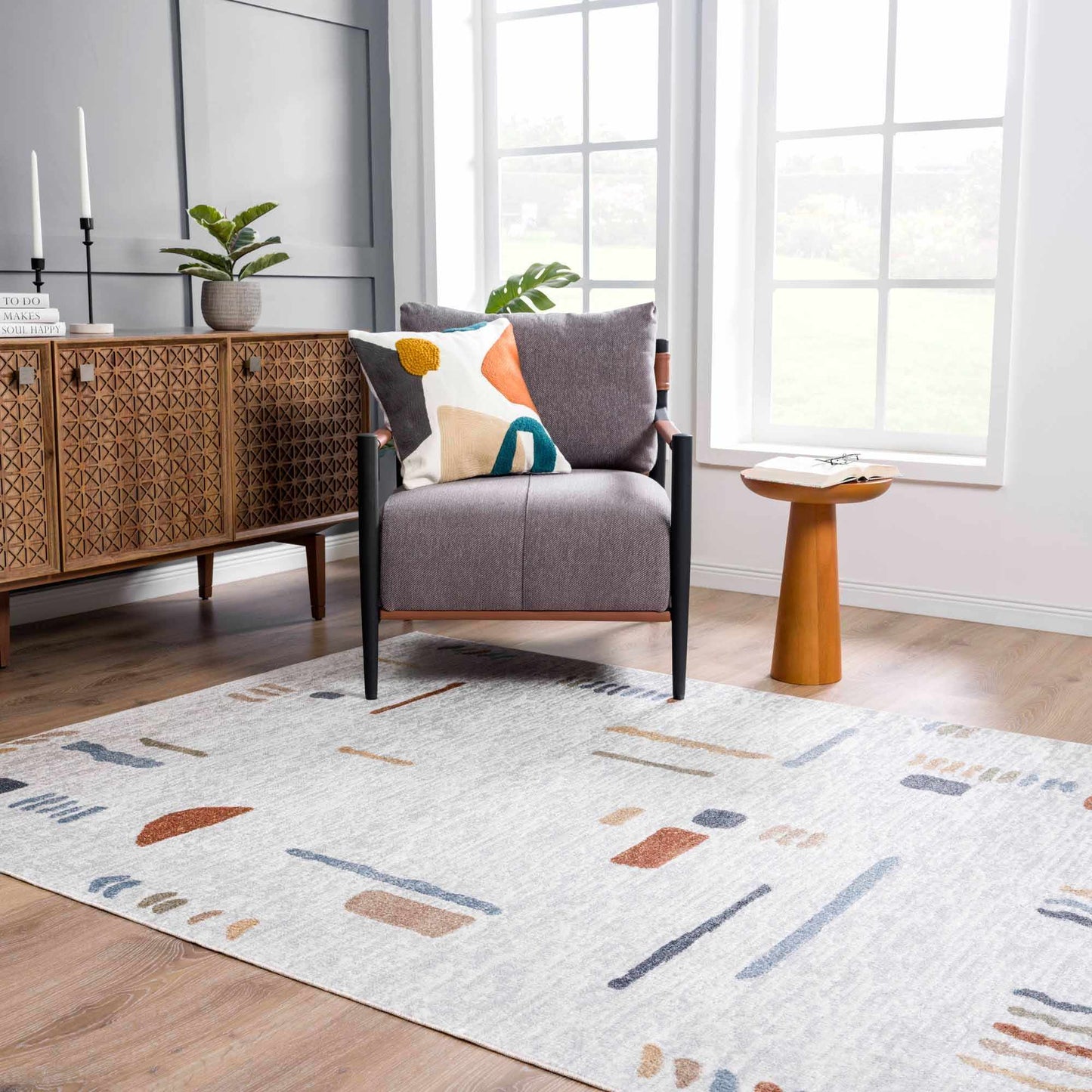 Arnon Luxe Washable Area Rug