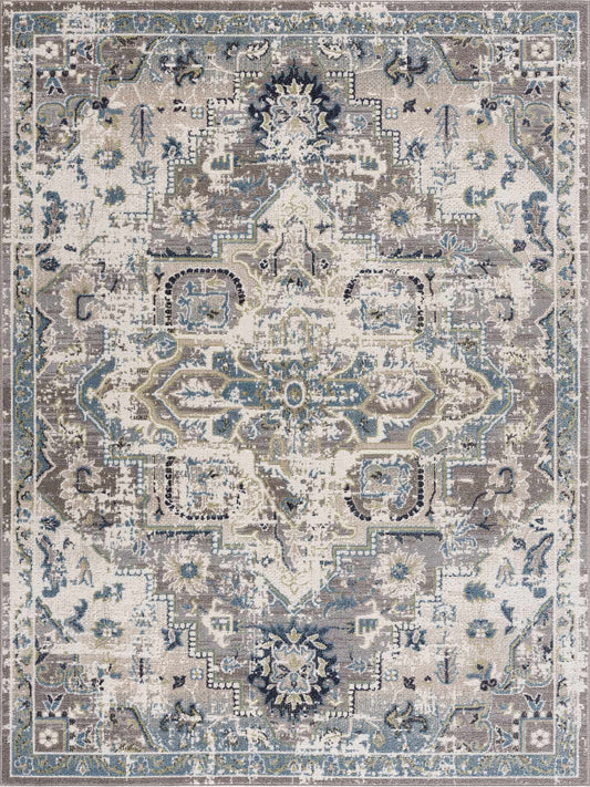 Cabacungan Gray & Blue Eco-Friendly Rug