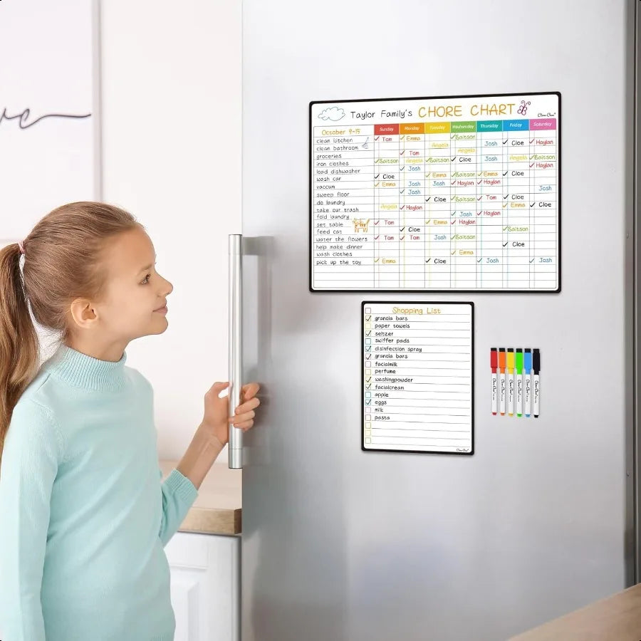 ChoreMaster Magnet: Versatile Dry Erase Chart Set