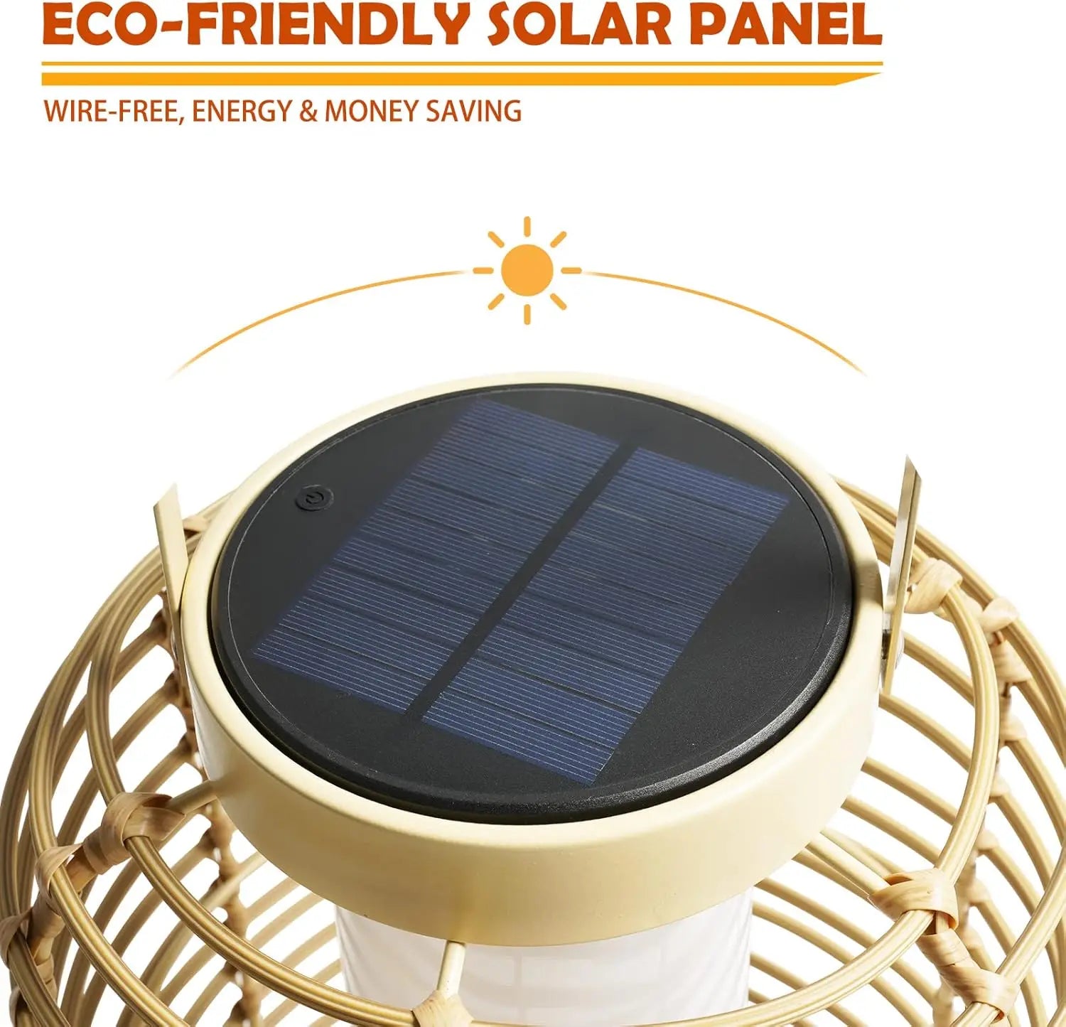 Boho Solar Wicker Floor Lamps, Set of 2, Outdoor LED