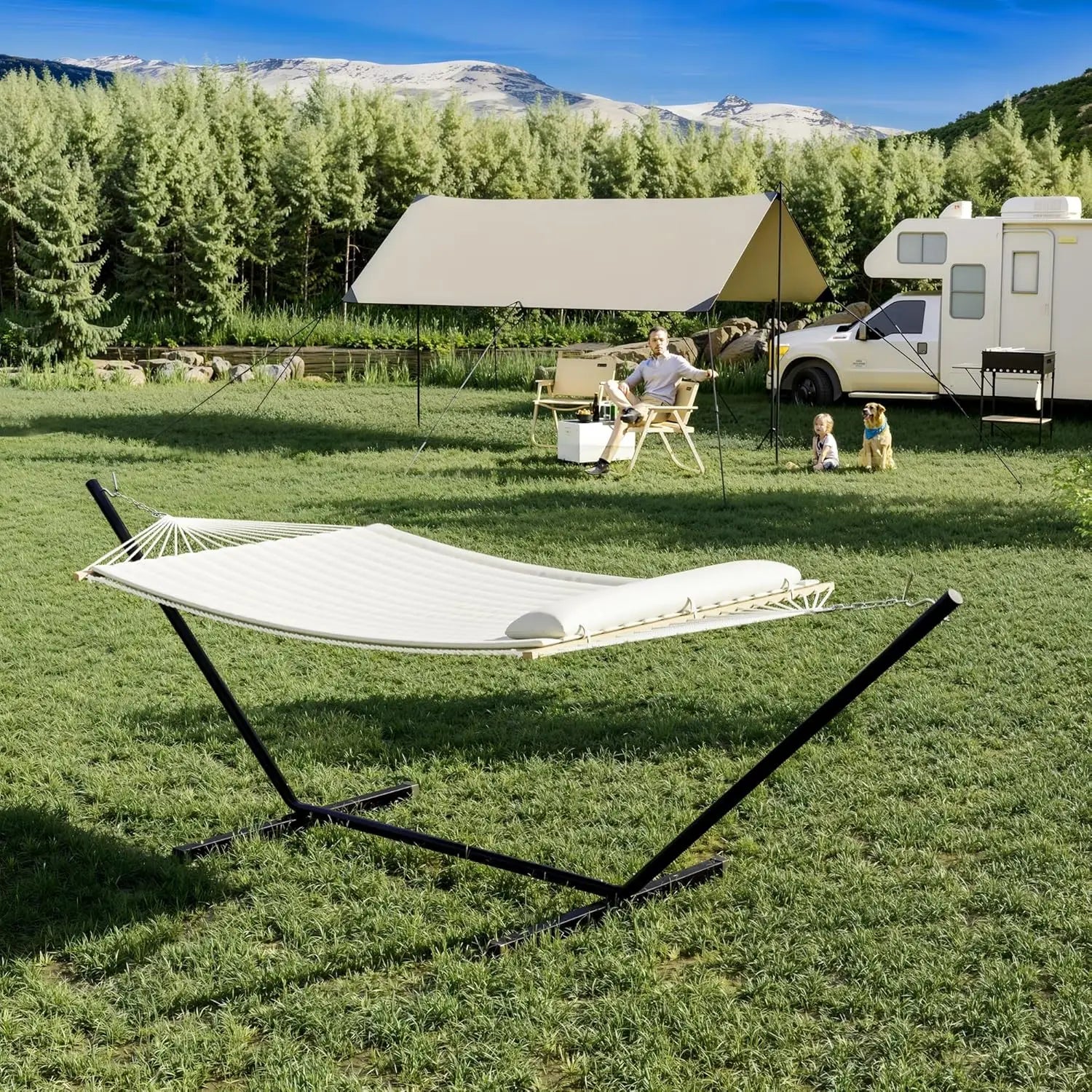 Adventure Duo: Heavy-Duty Double Hammock Set