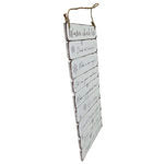 Rustic Print Winter Checklist Hanging Wooden Wall Decor
