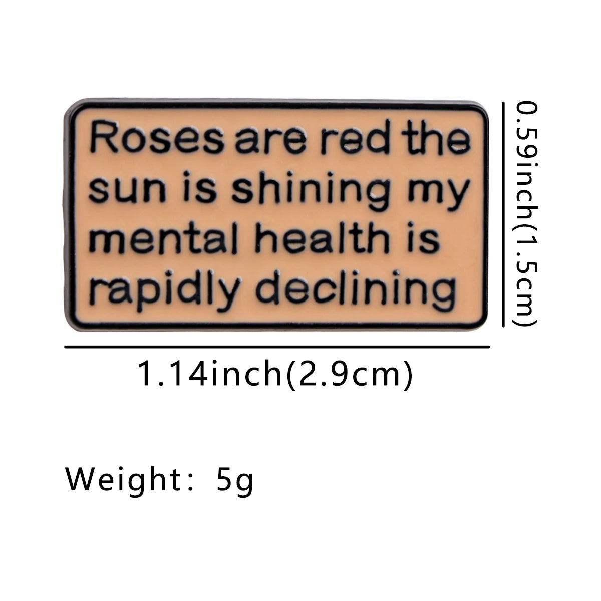 Brew-tiful Quotes Coffee Enamel Pin – Funny Brooch Badge