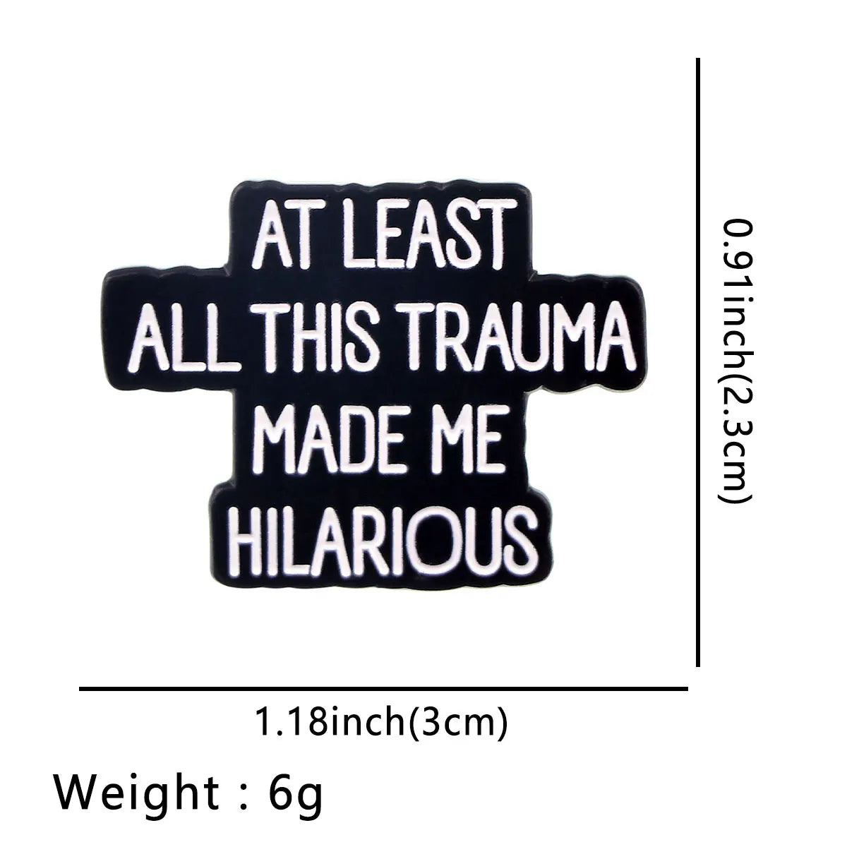 Brew-tiful Quotes Coffee Enamel Pin – Funny Brooch Badge