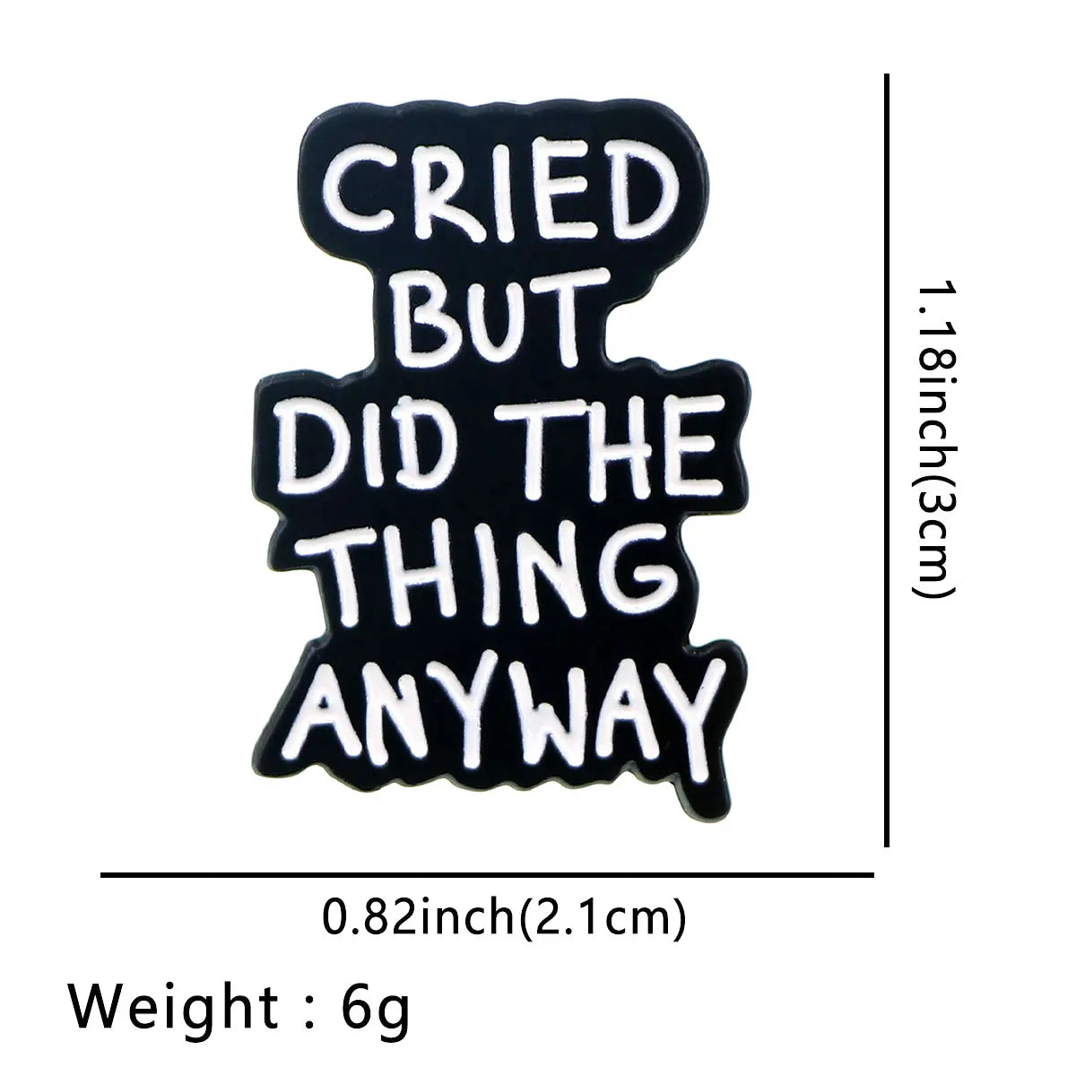 Brew-tiful Quotes Coffee Enamel Pin – Funny Brooch Badge