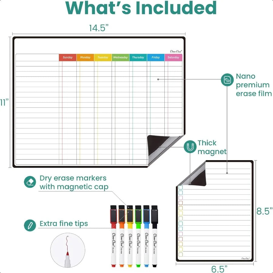 ChoreMaster Magnet: Versatile Dry Erase Chart Set