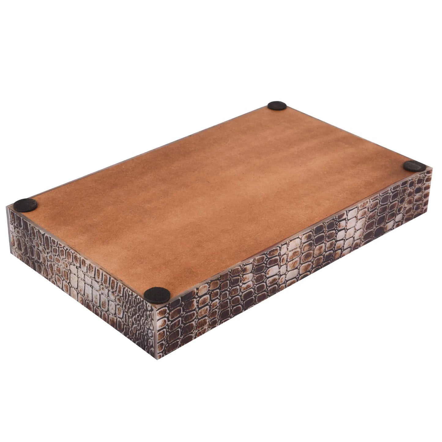 Vanity Trays Parlour Snap Pattern Bone Inlay Collection in 10x6