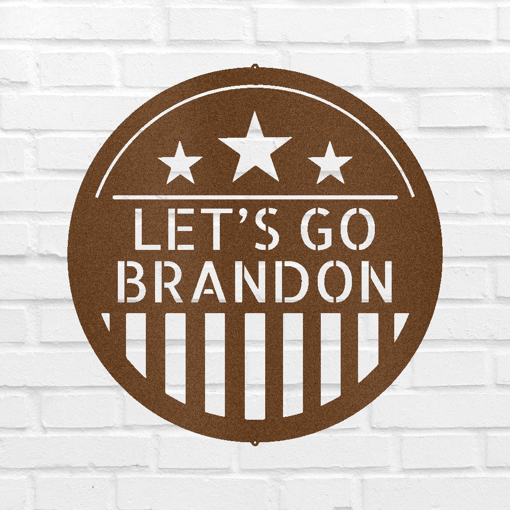 Personalized American Patriotic Metal Plaque - Custom USA Pride Wall Art
