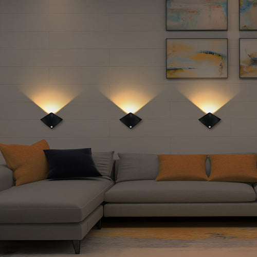 Motion Sensor LED Wall Lamp - Smart Bedroom & Porch Lighting