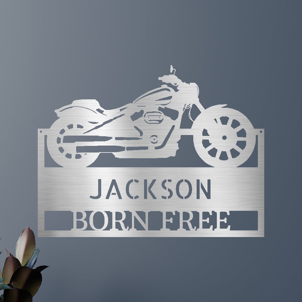 Custom Motorcycle Brotherhood Metal Sign - Personalized Biker Bond Wall Art