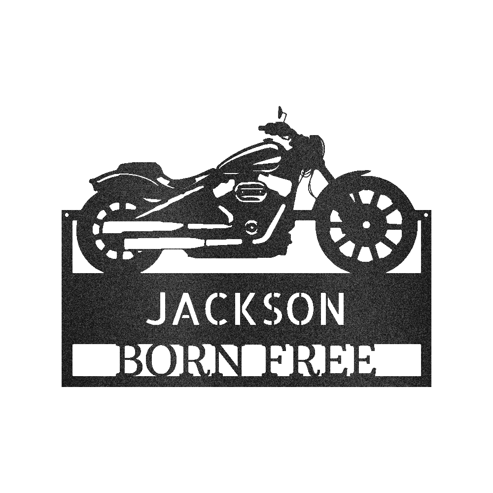 Custom Motorcycle Brotherhood Metal Sign - Personalized Biker Bond Wall Art