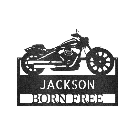 Custom Motorcycle Brotherhood Metal Sign - Personalized Biker Bond Wall Art