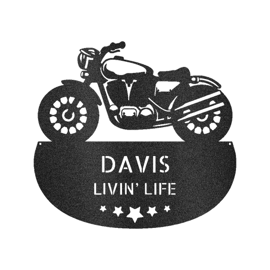 Custom Motorcycle Personalized Metal Sign - Ultimate Biker Gift Wall Art