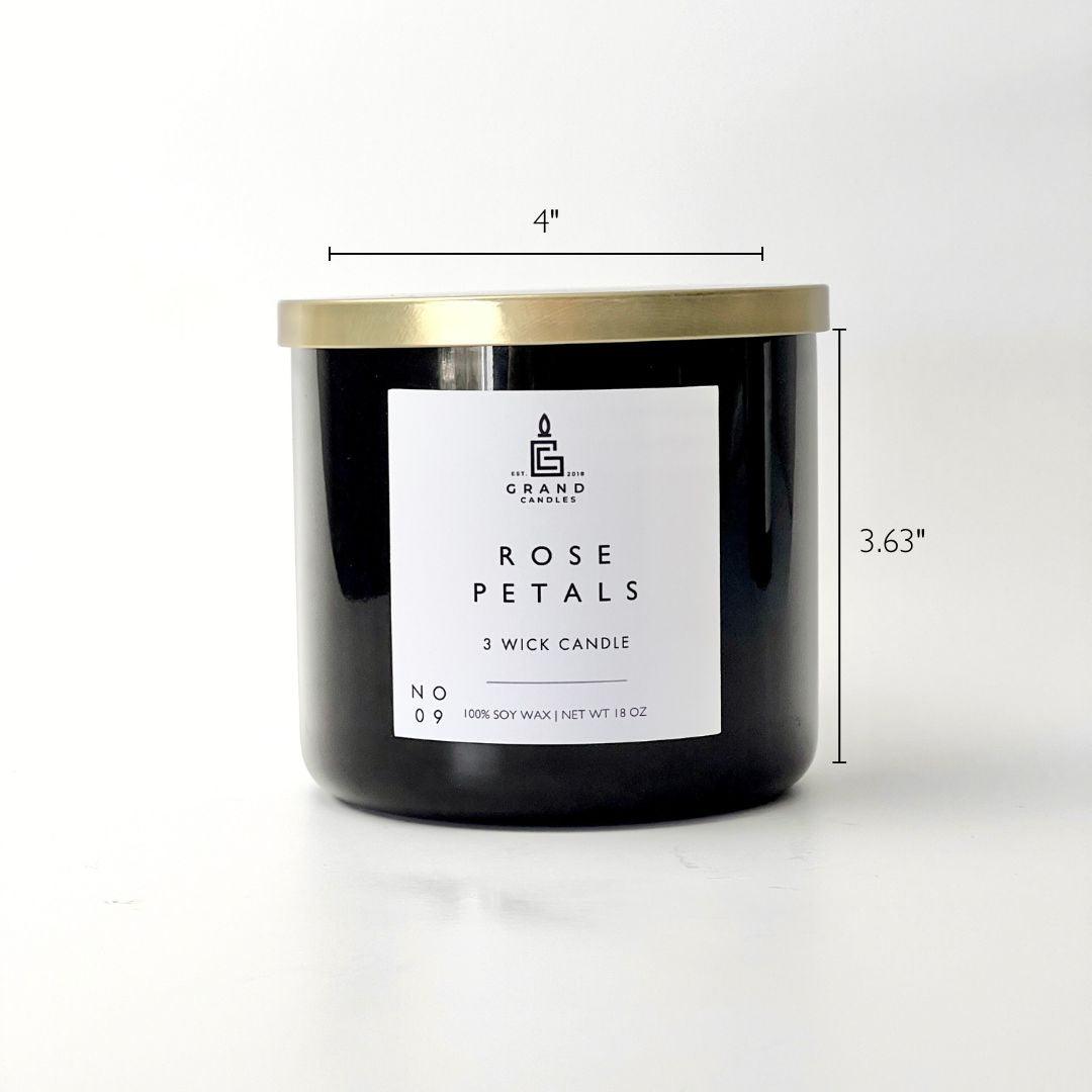 Rose Petals Romance Candle - Classic Floral Elegance