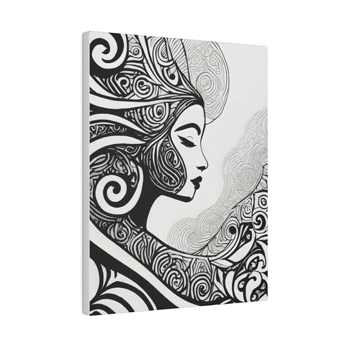 Wall Decor - Giclee Poster Art Print - Female Black Line Art Print