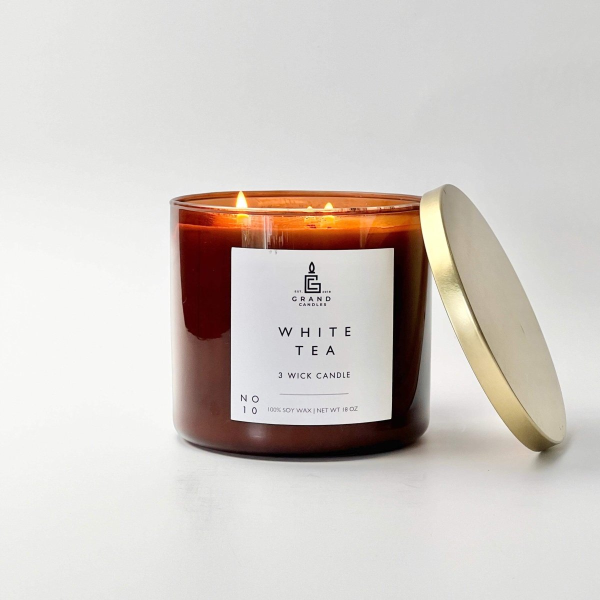 White Tea Tranquility Candle - Spa-Inspired Serenity