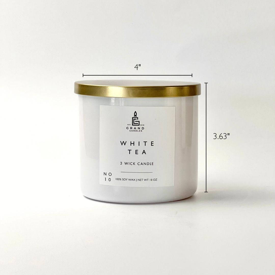 White Tea Tranquility Candle - Spa-Inspired Serenity